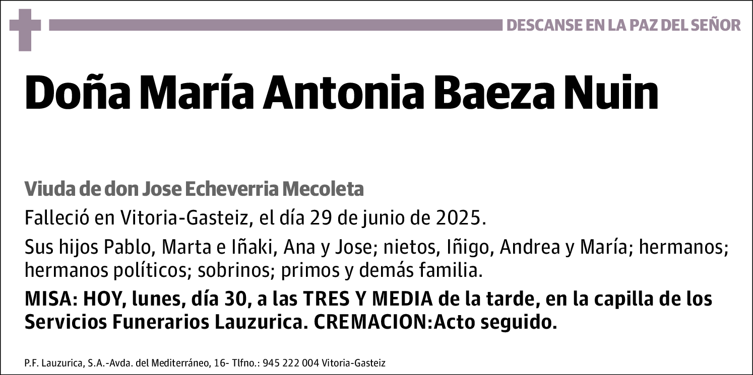 María Antonia Baeza Nuin