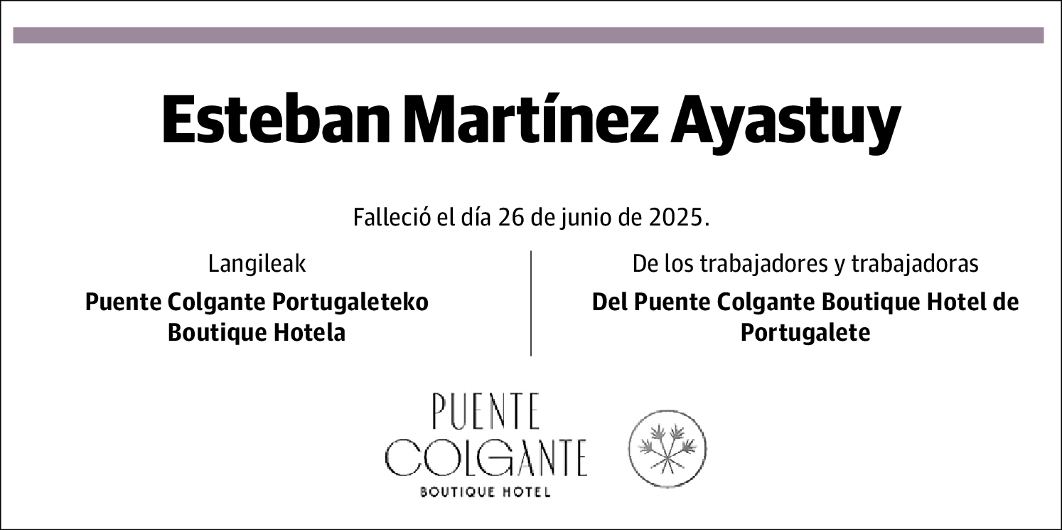 Esteban Martínez Ayastuy