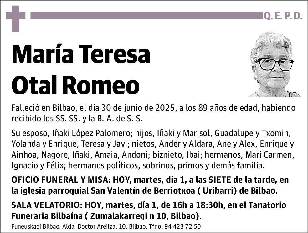 María Teresa Otal Romeo