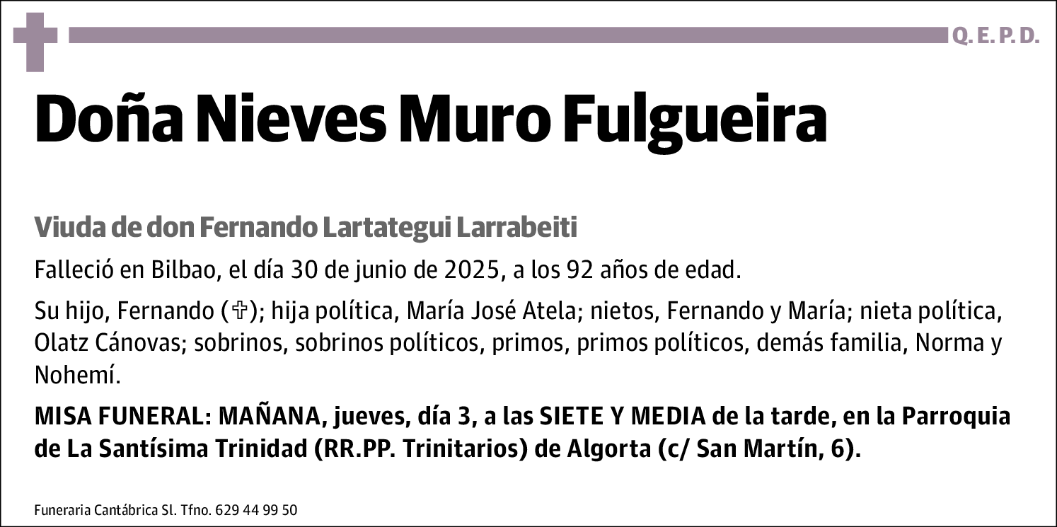 Nieves Muro Fulgueira