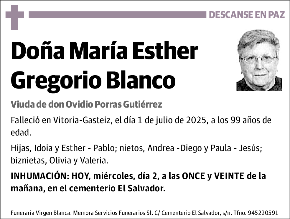 María Esther Gregorio Blanco