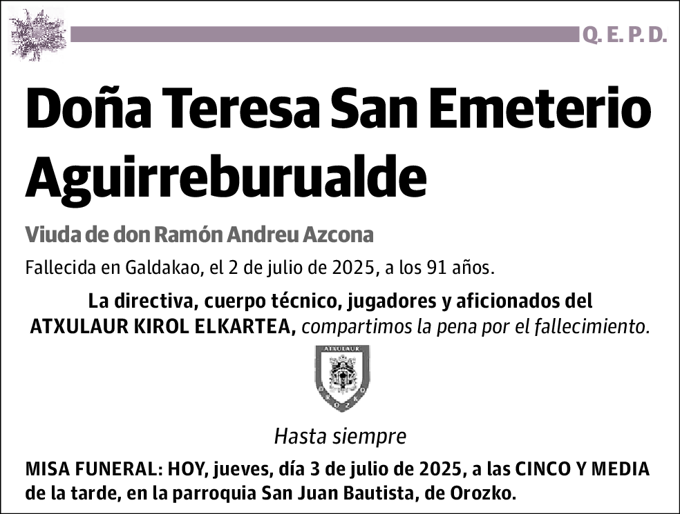 Teresa San Emeterio Aguirreburualde
