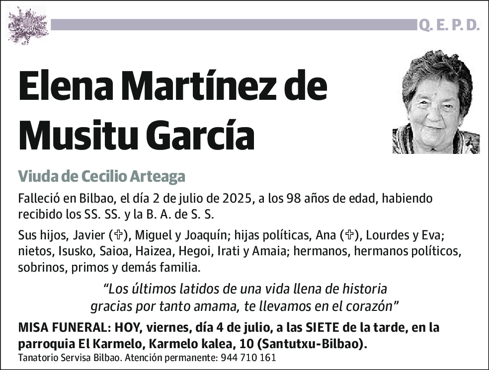 Elena Martínez de Musiti García