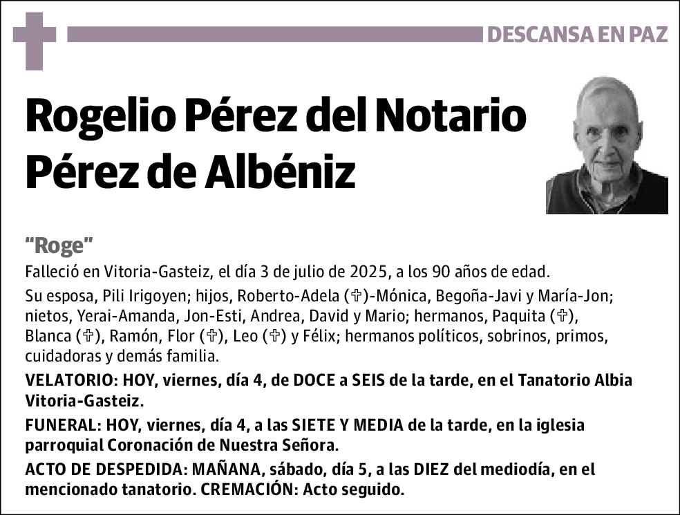 Rogelio Perez del Notario Perez de Albeniz