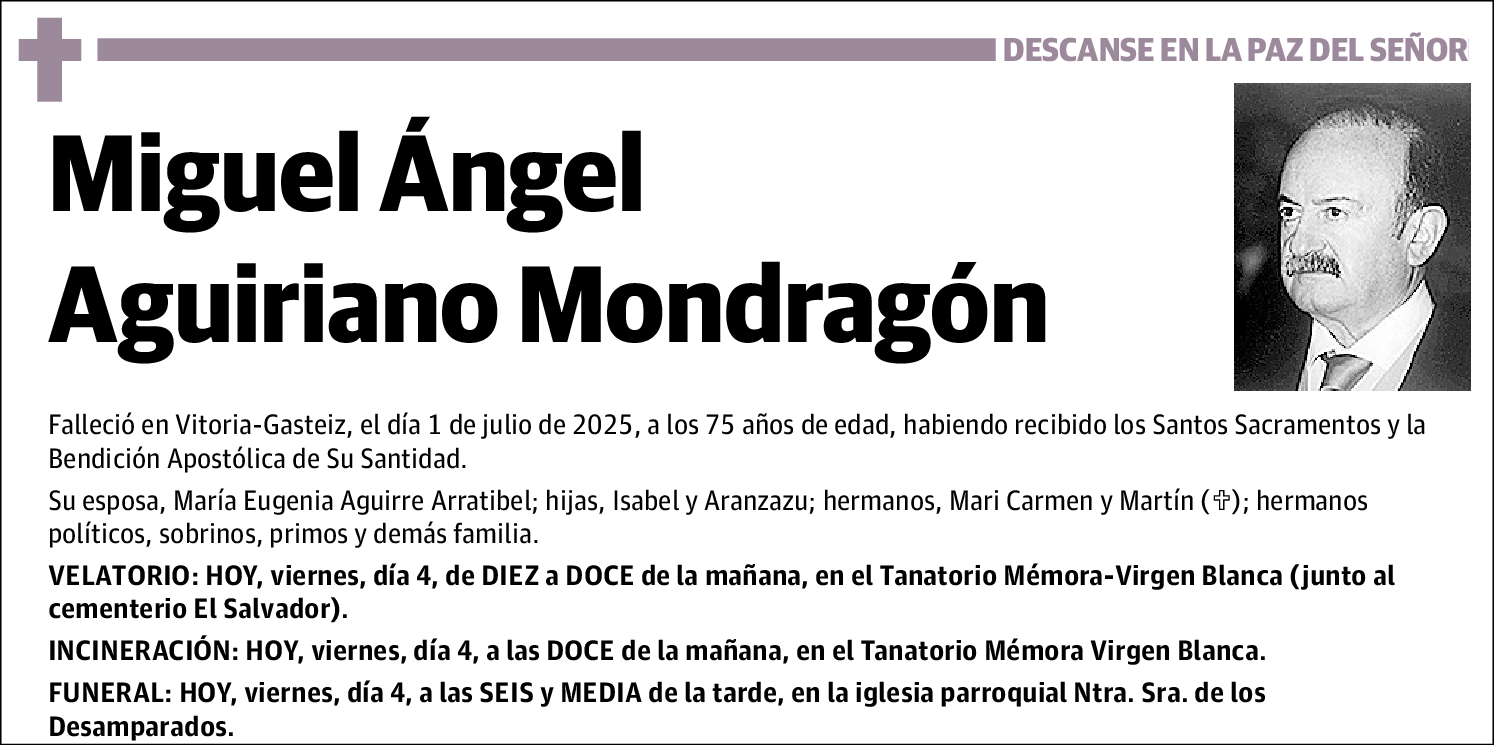 Miguel Ángel. Aguiriano Mondragón