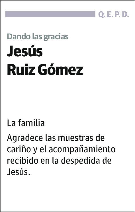 Jesús Ruiz Gómez