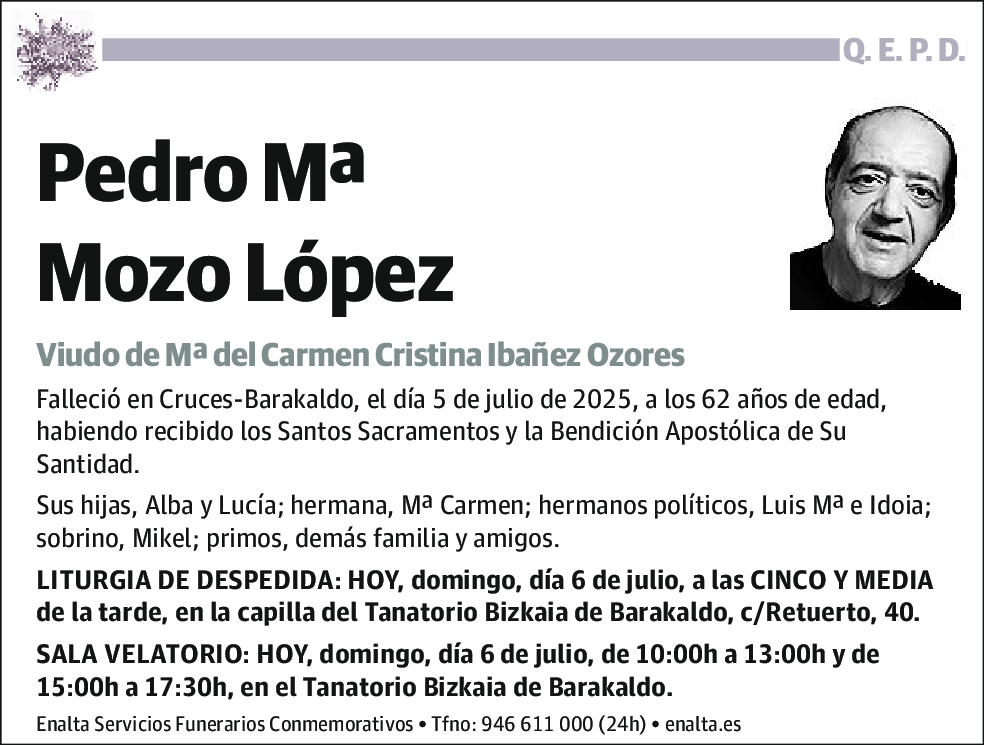 Pedro María Mozo López