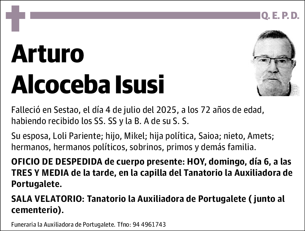 Arturo Alcoceba Isusi