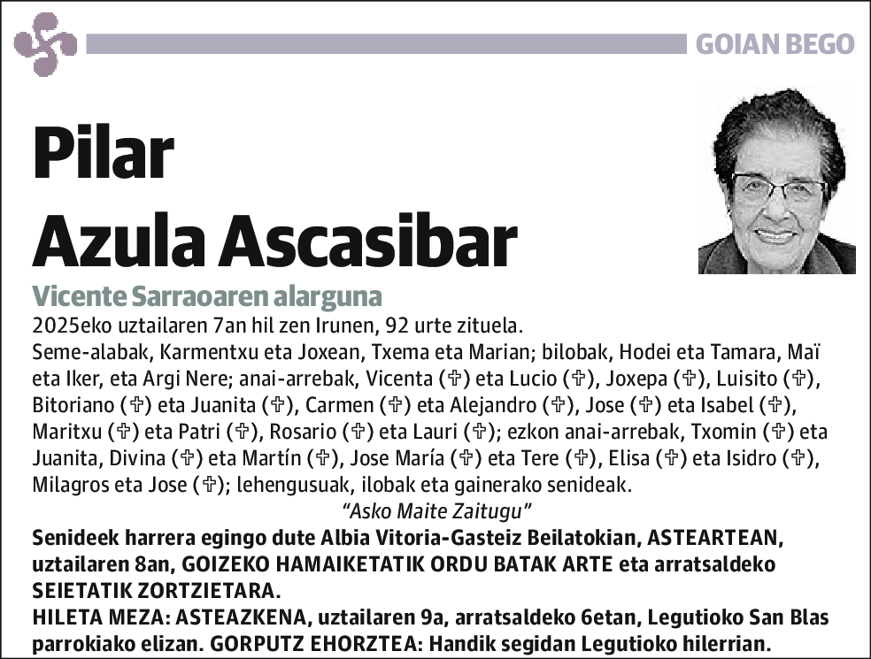 Pilar Azula Ascasibar