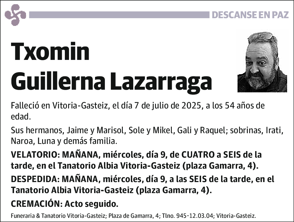 Txomin Guillerna Lazarraga