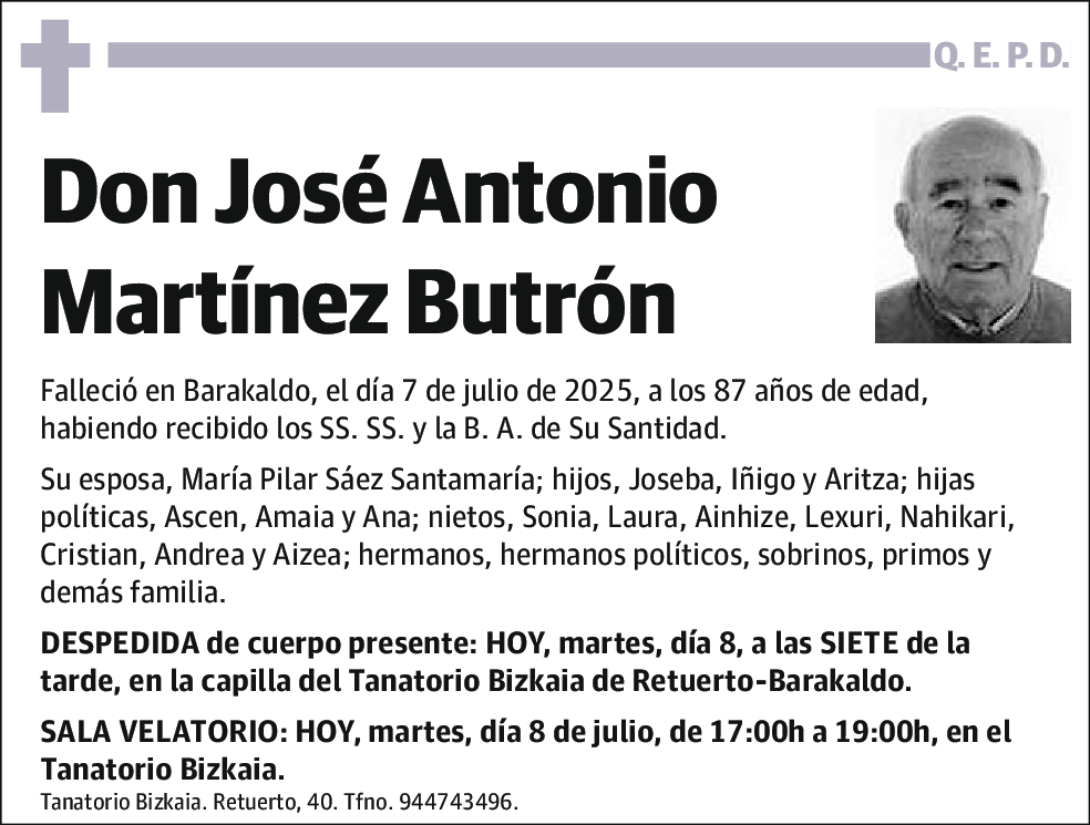 José Antonio Martínez Butrón