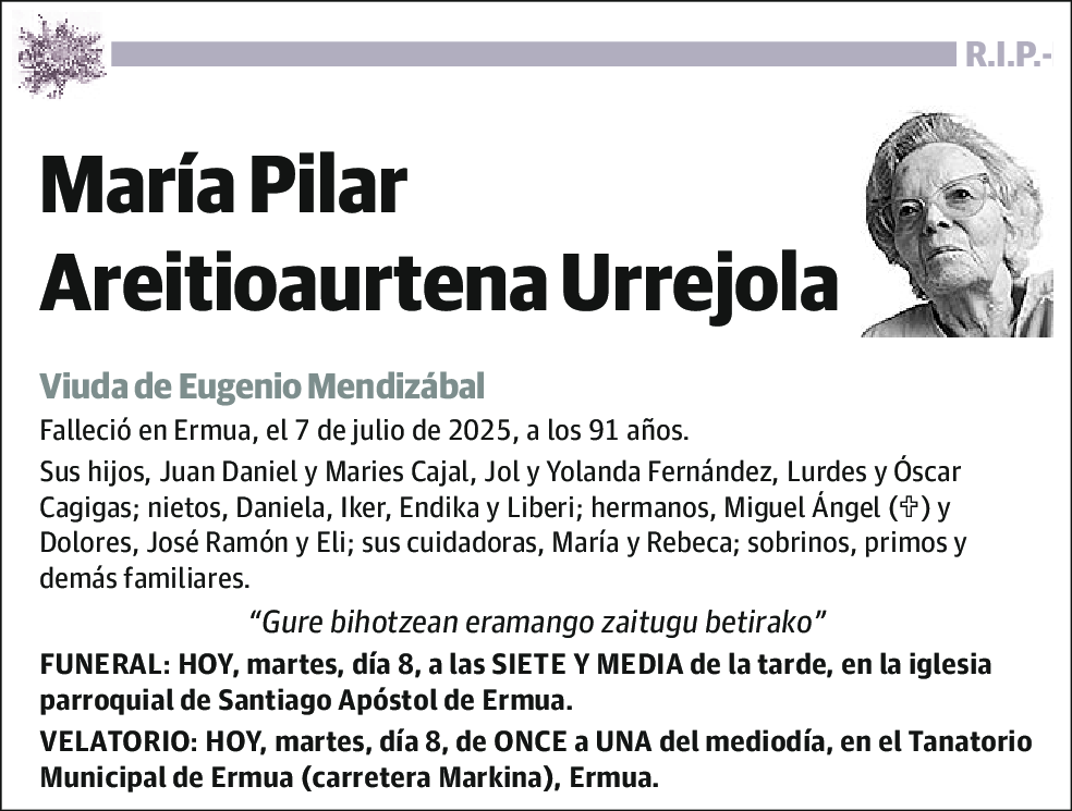 María Pilar Areitioaurtena Urrejola