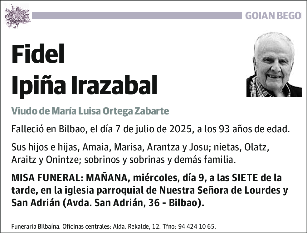 Fidel Ipiña Irazabal