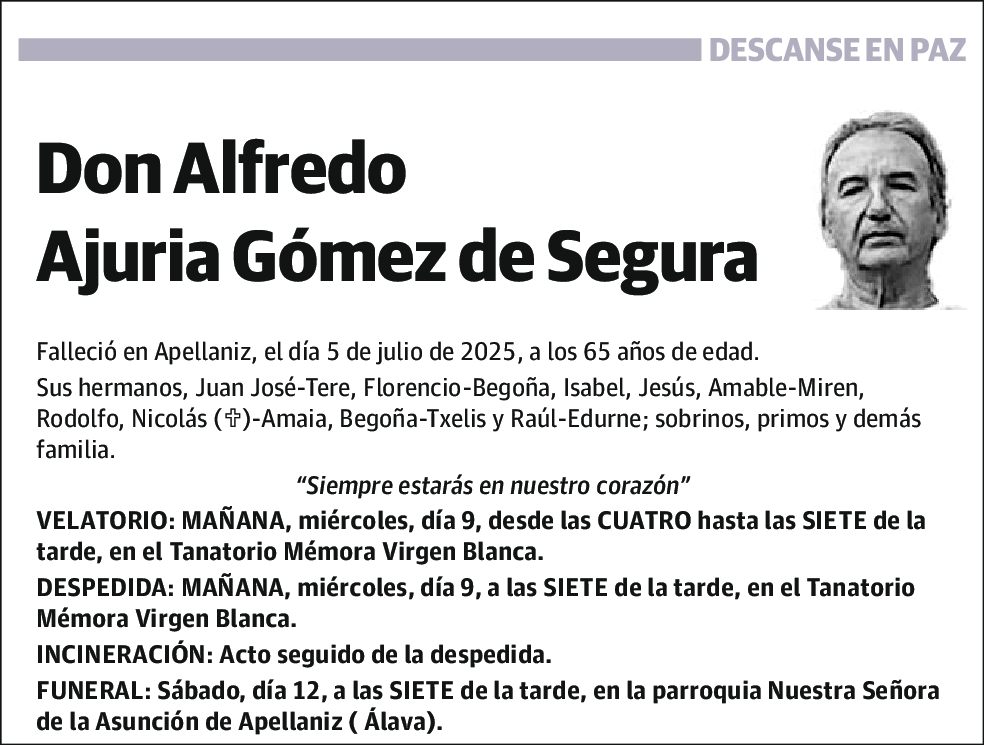 Alfredo Ajuria Gómez de Segura