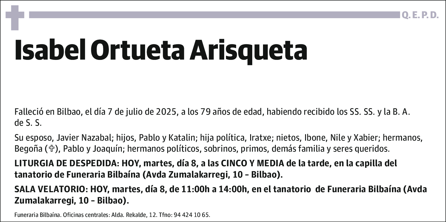 Isabel Ortueta Arisqueta