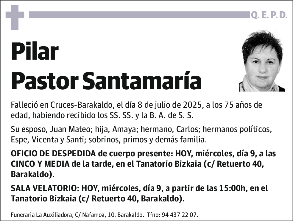 Pilar Pastor Santamaría