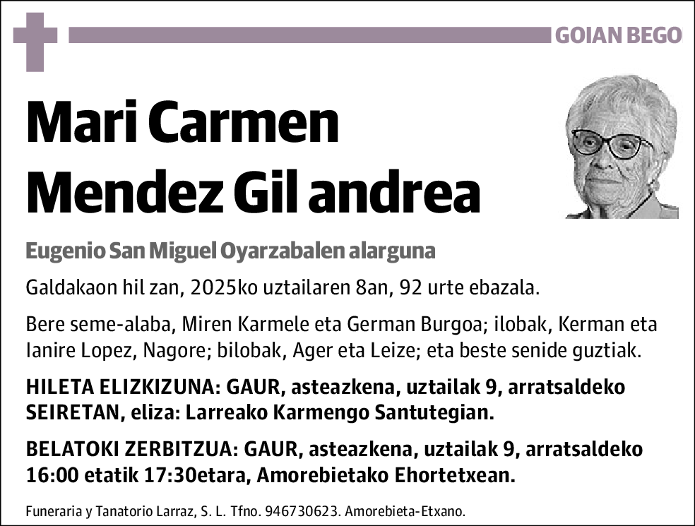 Mari Carmen Mendez Gil