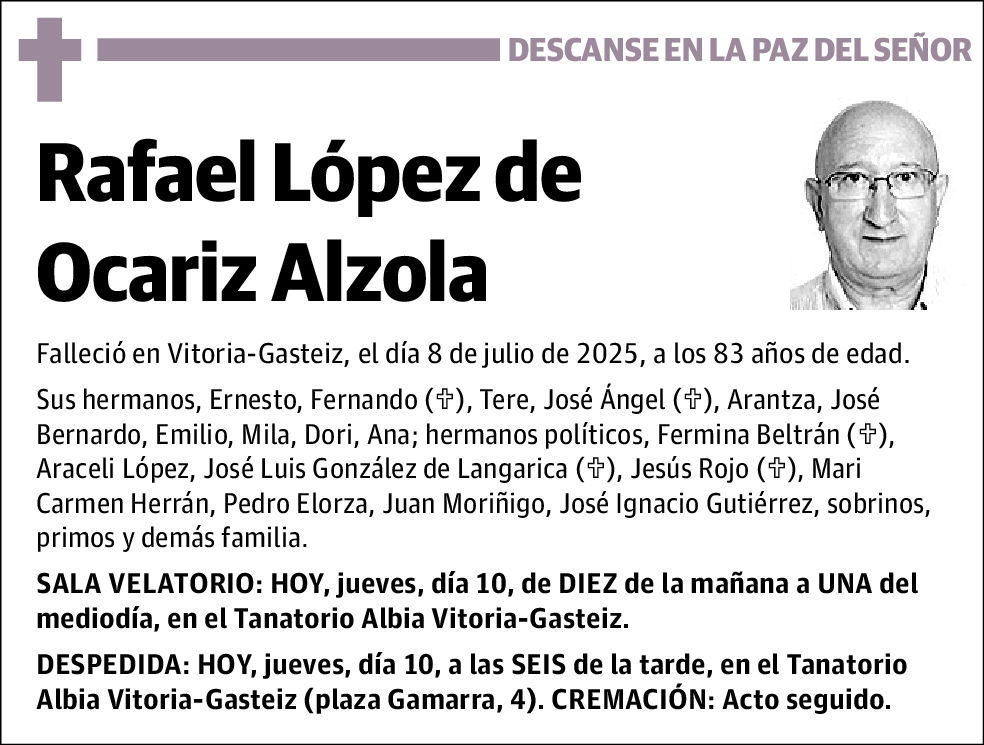 Rafael López De Ocariz Alzola