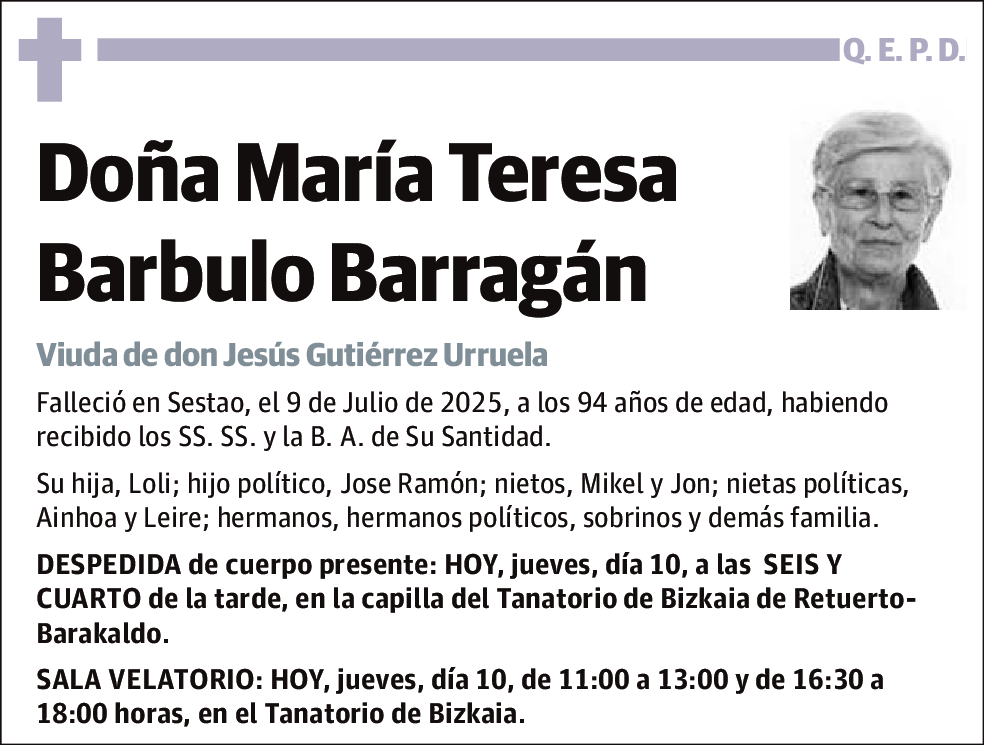 María Teresa Barbulo Barragán