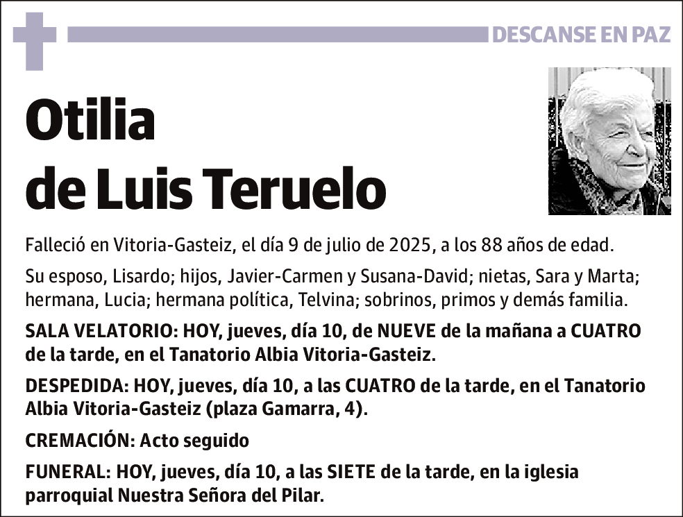 Otilia De Luis Teruelo