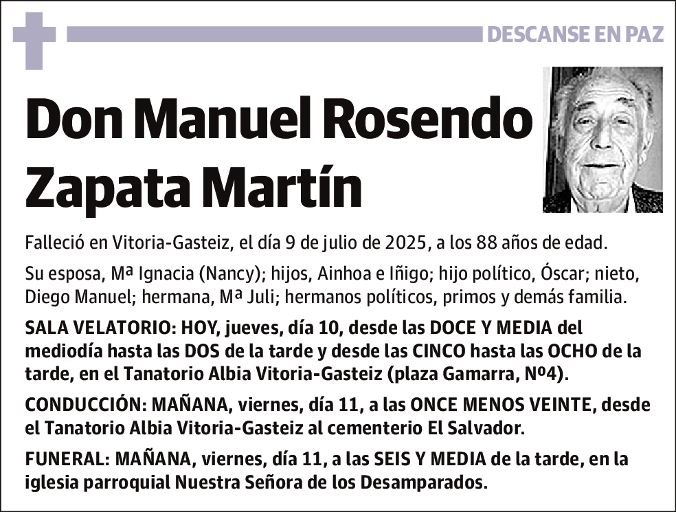 Manuel Rosendo Zapata Martín