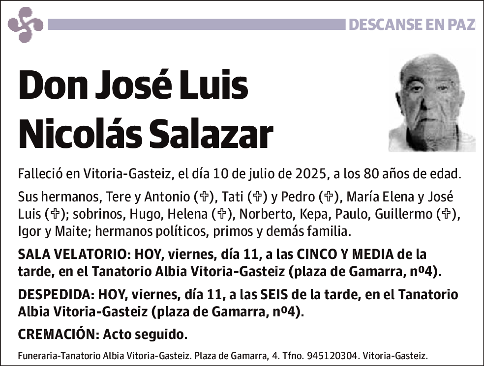 José Luis Nicolás Salazar