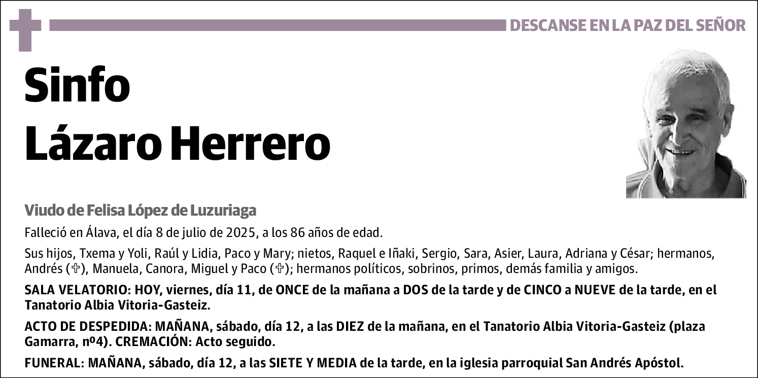 Sinfo Lázaro Herrero