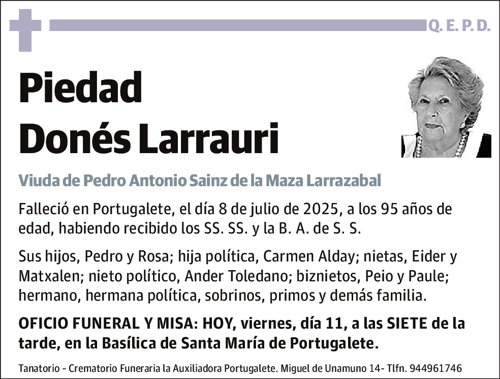 Piedad Donés Larrauri