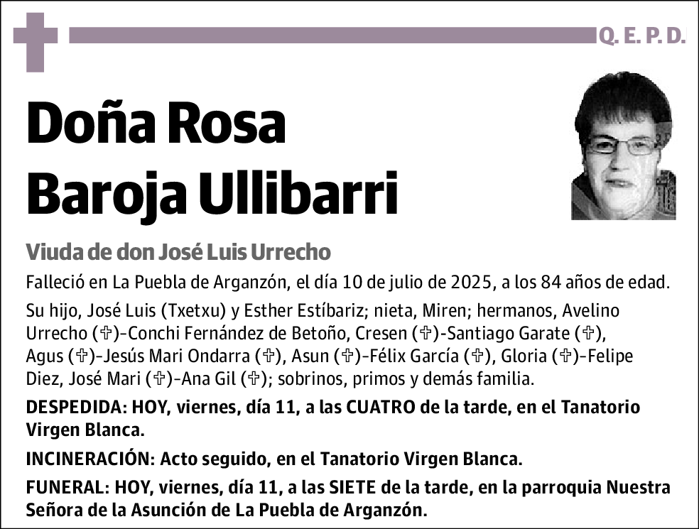 Rosa Baroja Ullibarri