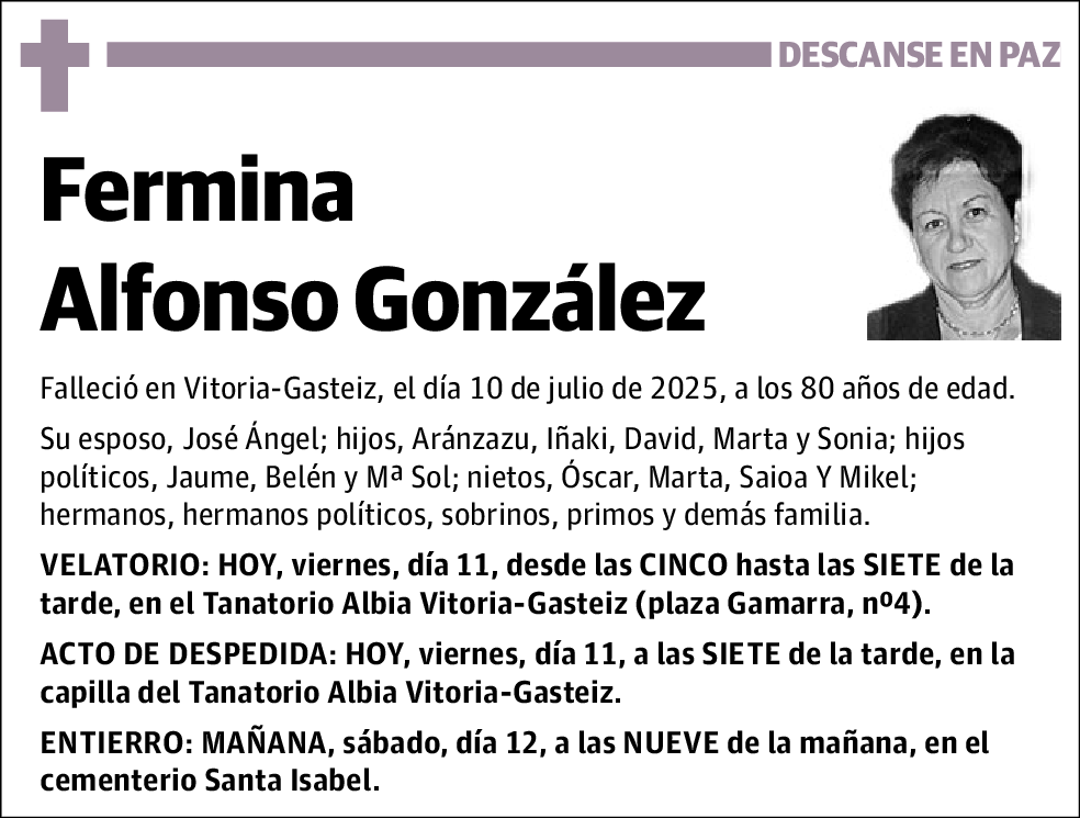 Fermina Alfonso González