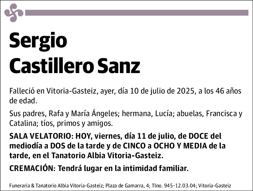 Sergio Castillero Sanz