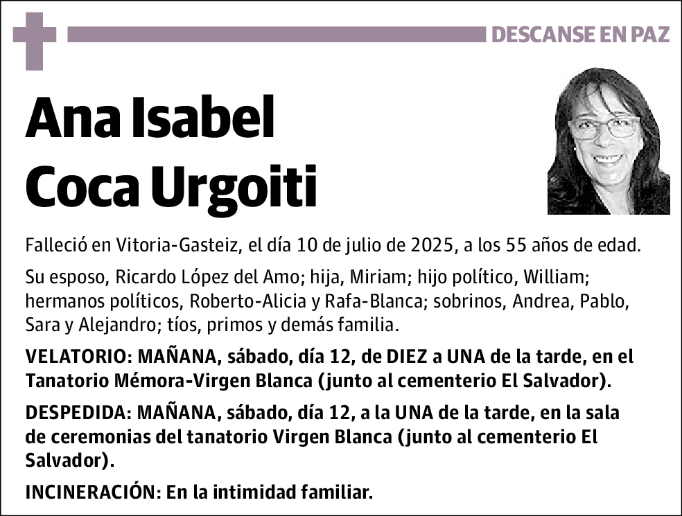 Ana Isabel Coca Urgoiti