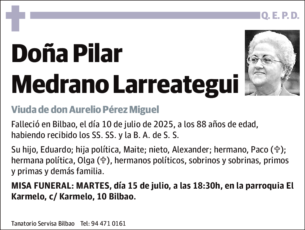 Pilar Medrano Larreategui