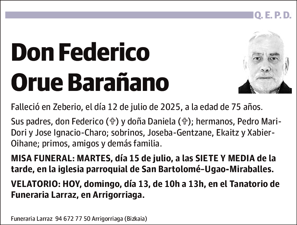 Federico Orue Barañano