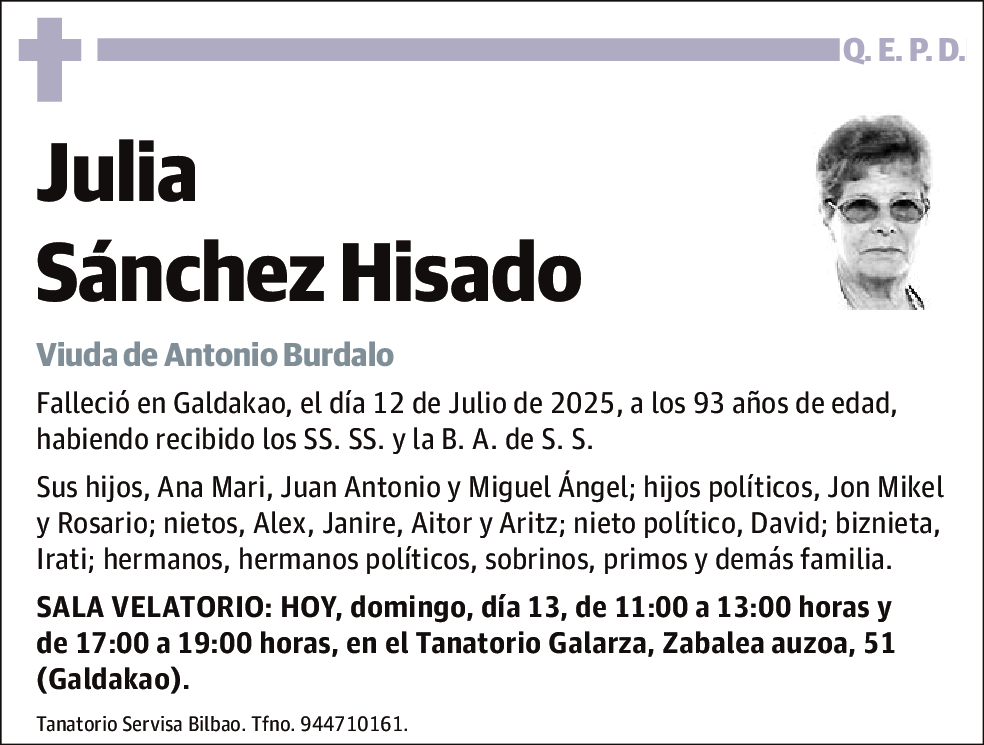 Julia Sánchez Hisado