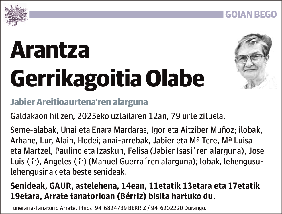 Arantza Gerrikagoitia Olabe