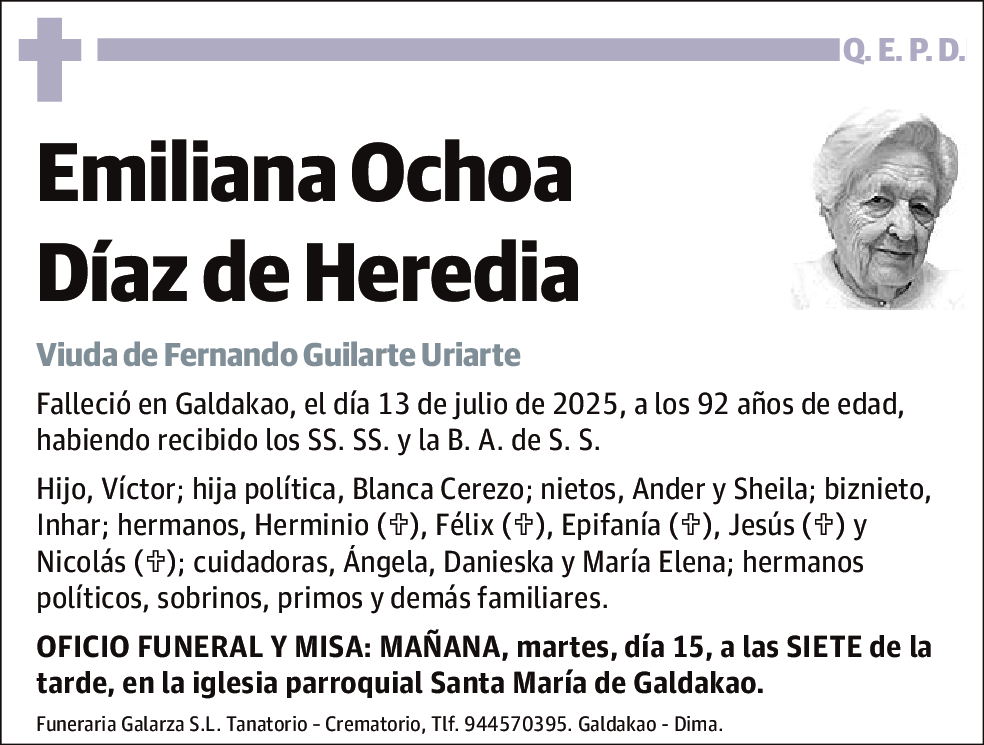 Emiliana Ochoa Díaz de Heredia