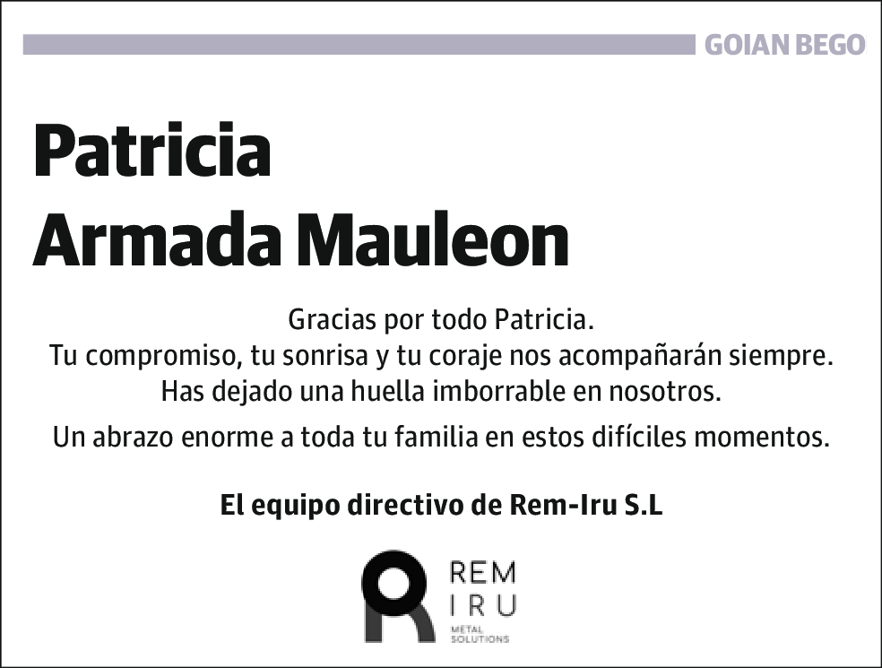 Patricia Armada Mauleon