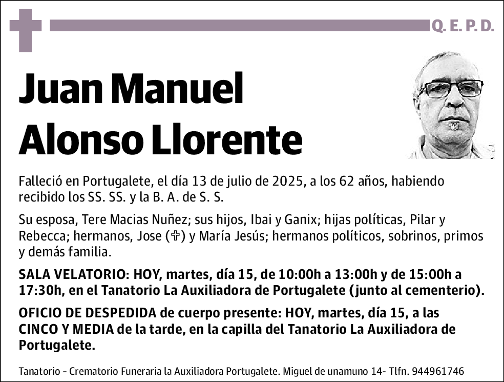Juan Manuel Alonso Llorente