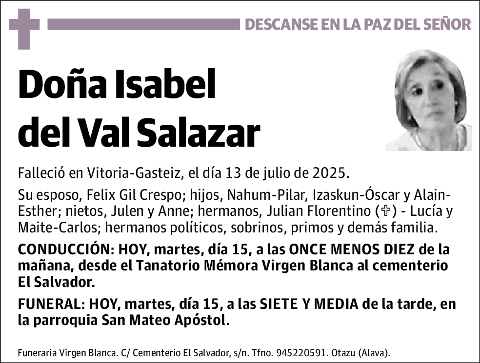 Isabel del Val Salazar