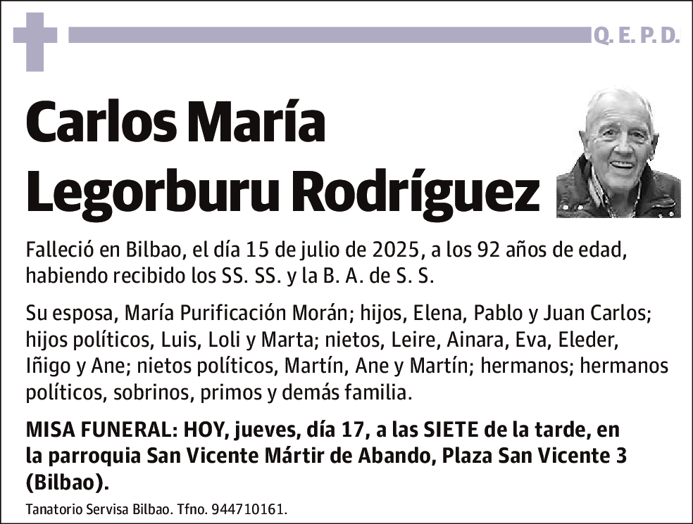 Carlos María Legorburu Rodríguez