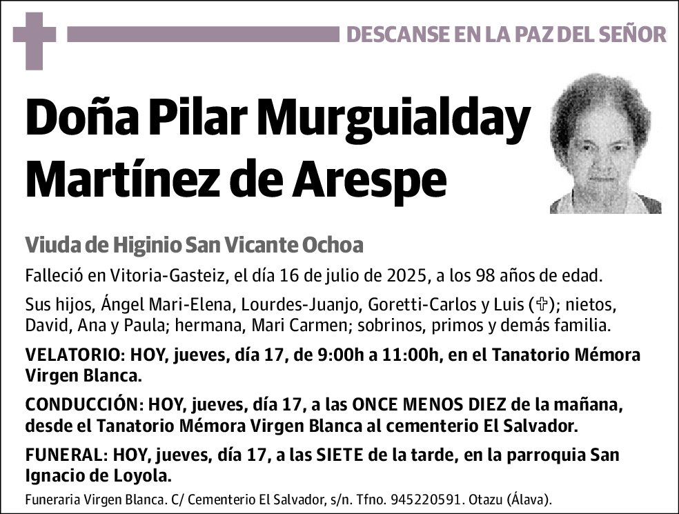 Pilar Murguialday Martínez de Arespe