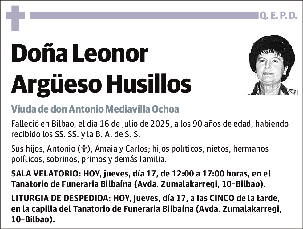 Leonor Argüeso Husillos