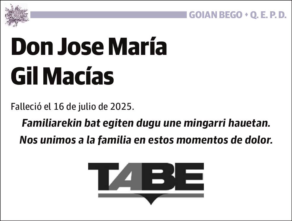 Jose Maria Gil Macias
