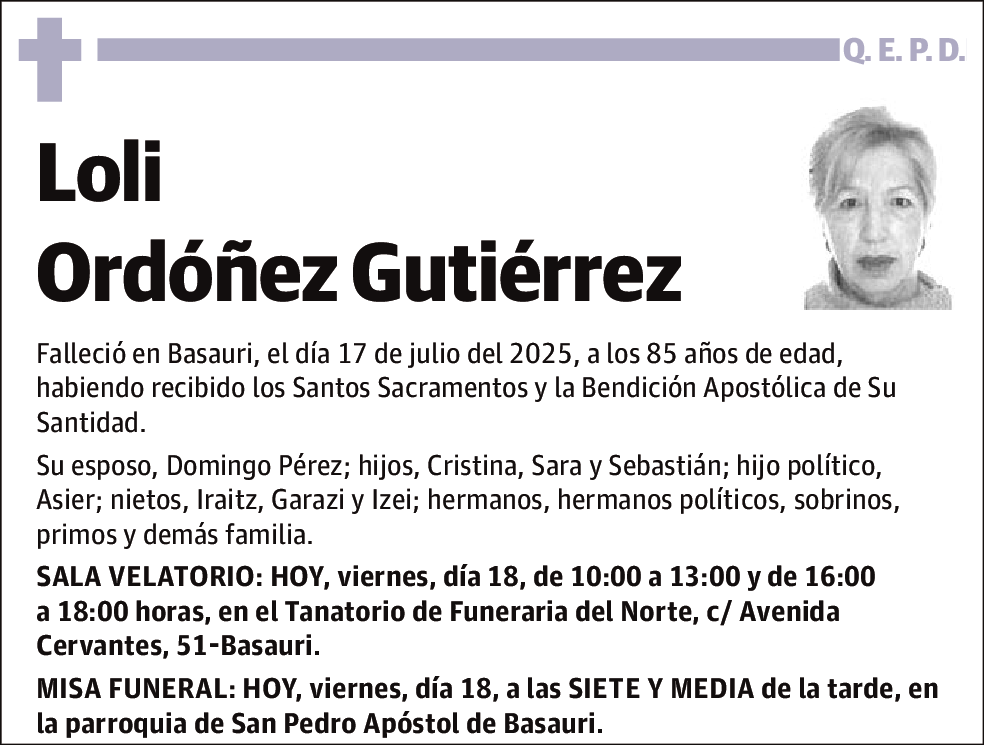 Loli Ordóñez Gutiérrez