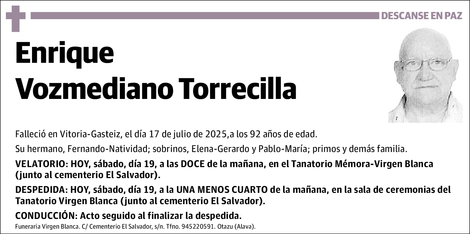 Enrique Vozmediano Torrecilla