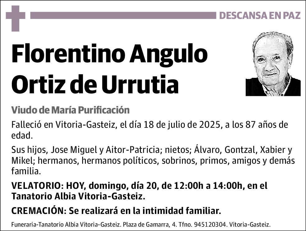 Florentino Angulo Ortiz de Urrutia