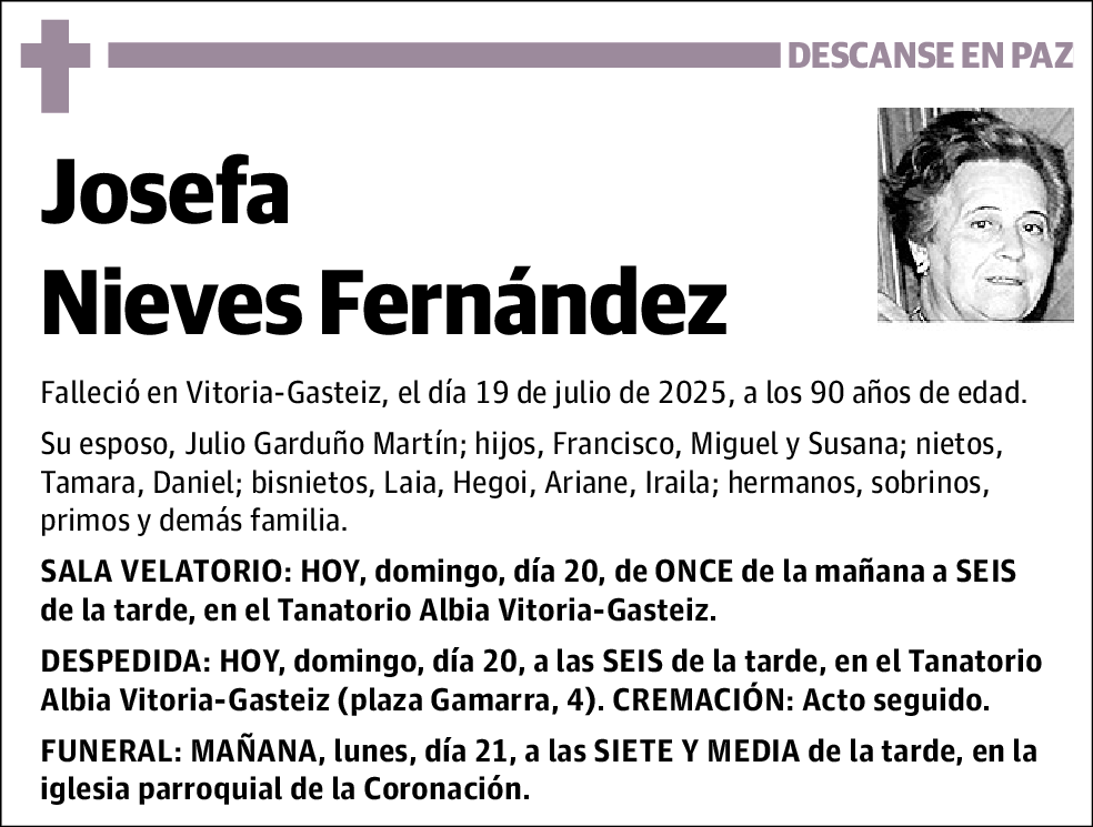 Josefa Nieves Fernández
