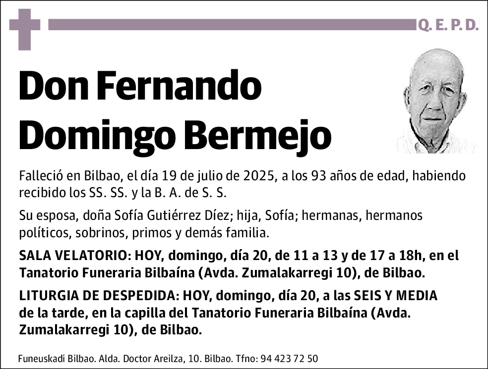 Fernando Domingo Bermejo