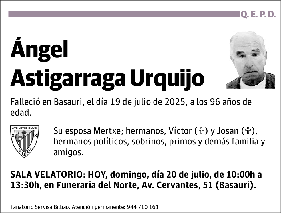 Ángel Astigarraga Urquijo